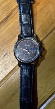 WOKAi Men’s Luxury Quartz Watch Sport Glow Dial Business Fashion Belt